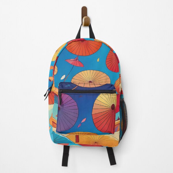 Item preview, Colorful Japanese parasols flying designed and sold by Photopat.
