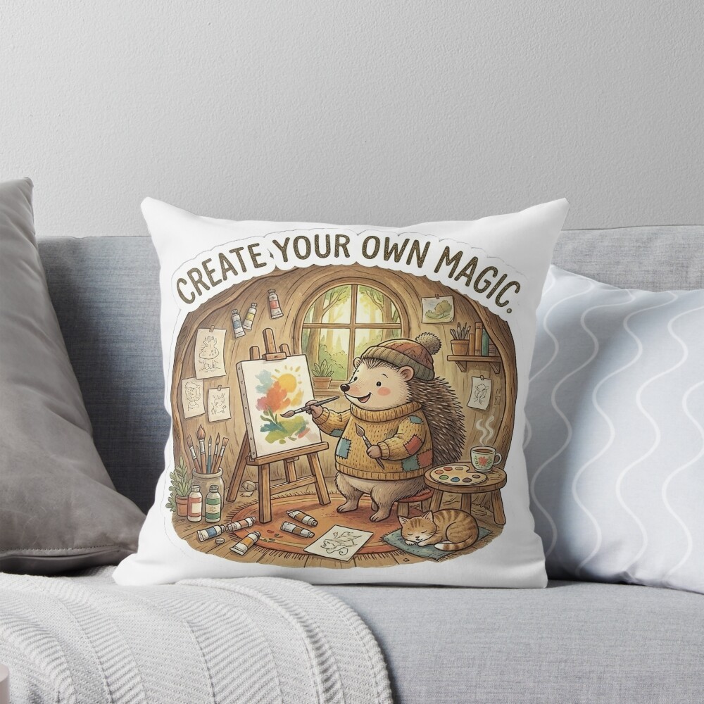 Item preview, Throw Pillow designed and sold by uppermosteN.