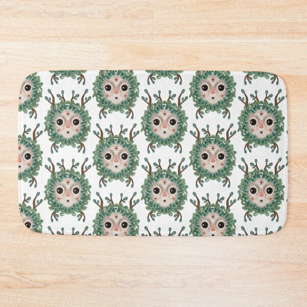 Item preview, Folkloric forest spirit, kawaii mask, Slavic folklore designed and sold by Dormitria.