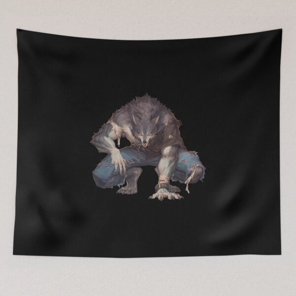Item preview, Werewolf // wolves // Halloween // wolfman // haunted vibes // Wolf designed and sold by SMARTKIT  DESIGNAGENCY.