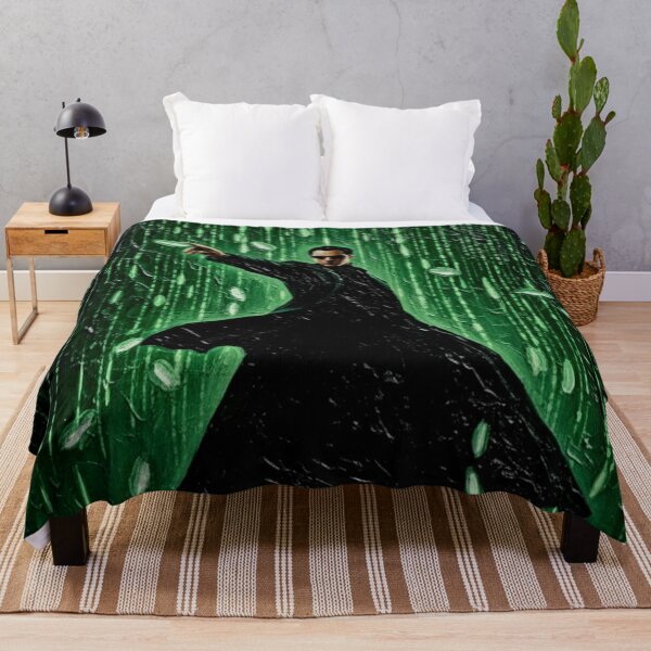 Item preview, Black Trench Coat Hero Art | Digital Green Code Painting | Sci-Fi Cyberpunk Impasto Poster Descript designed and sold by Art's Diner.