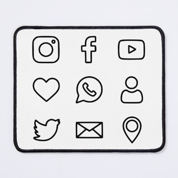 Item preview, Social Media Icons design art designed and sold by tonylau81.