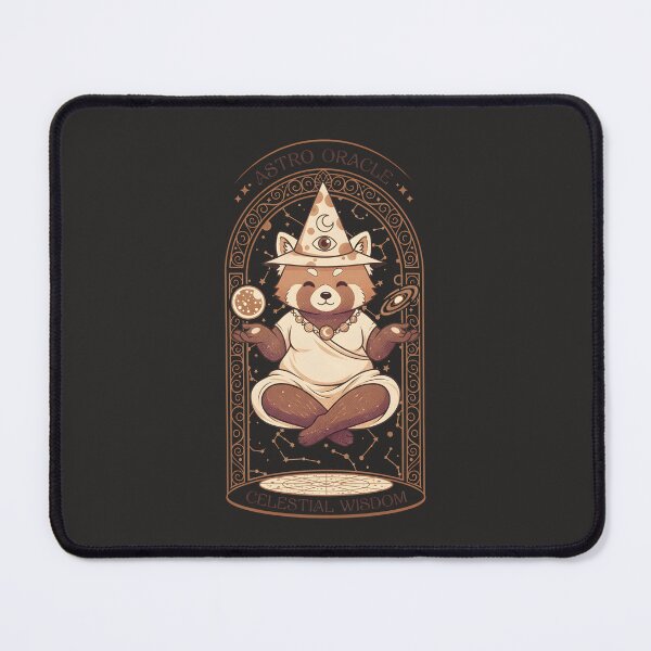 Item preview, Cosmic Guidance: The Red Panda Astro Oracle designed and sold by AwesomeBeyondLimits.