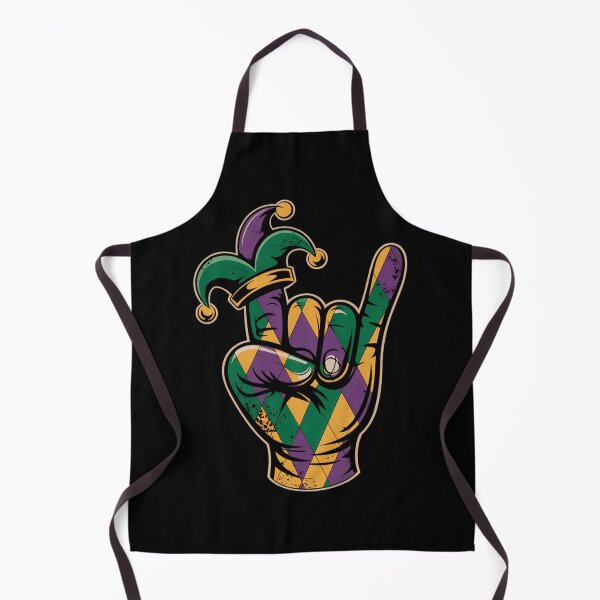 Item preview, Mardi Gras Rock Hand Sign designed and sold by tiekanamac.