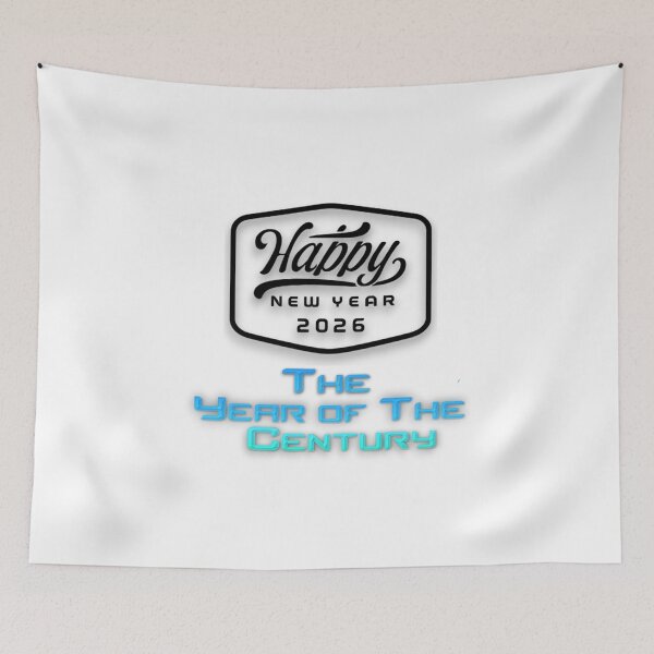 Item preview,  Modern 2026 New Year Celebration Graphic Design designed and sold by blacK1982White.