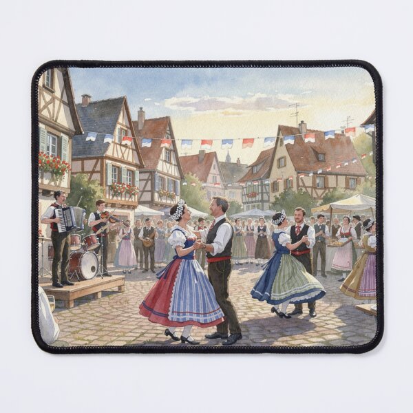 Item preview, Village festival (Alsace) designed and sold by jefboutique6150.