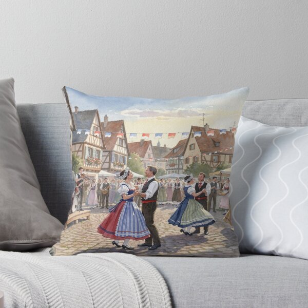 Item preview, Village festival (Alsace) designed and sold by jefboutique6150.