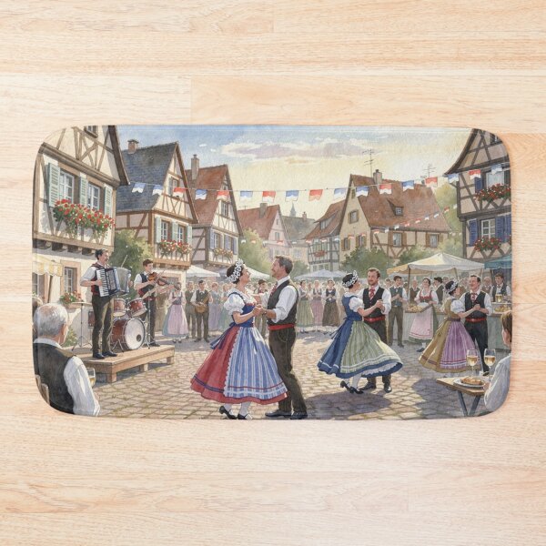 Artikelvorschau, Dorffest (Elsass) entworfen und verkauft von jefboutique6150.