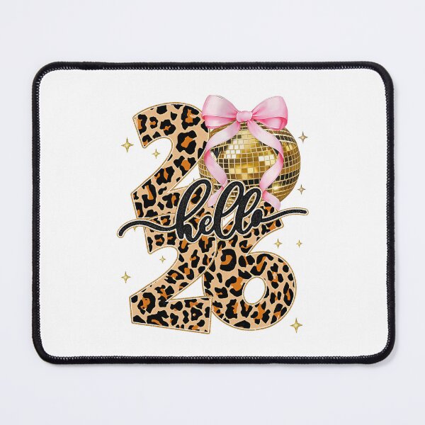 Item preview, Hello 2026 Leopard Disco designed and sold by Han1986.