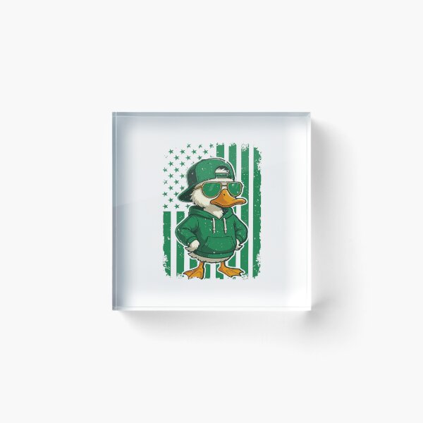 Item preview, Duck Green Hoodie Attitude designed and sold by Han1986.