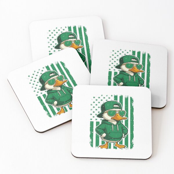 Item preview, Duck Green Hoodie Attitude designed and sold by Han1986.