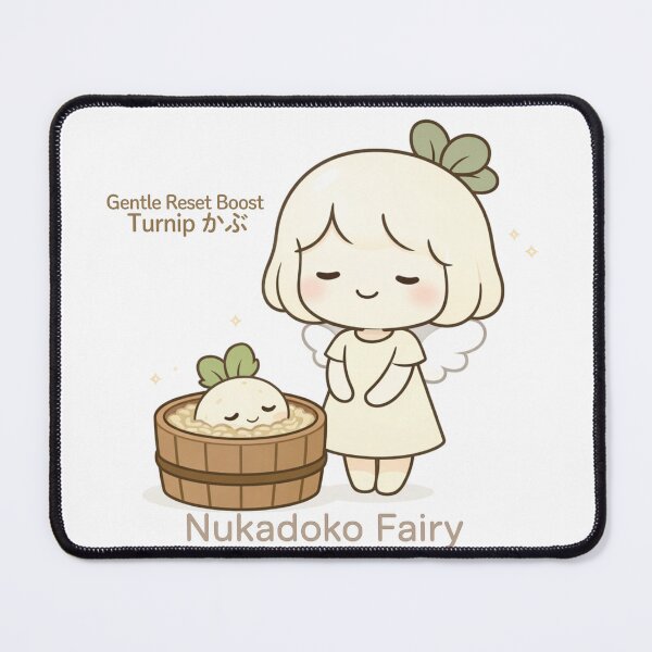 Item preview, Nukadoko Fairy – Gentle Reset Boost | Turnip Kabu | Cute Japanese Fermentation Art designed and sold by Yohei-Studio.