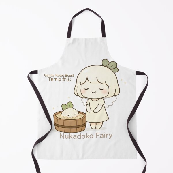 Item preview, Nukadoko Fairy – Gentle Reset Boost | Turnip Kabu | Cute Japanese Fermentation Art designed and sold by Yohei-Studio.