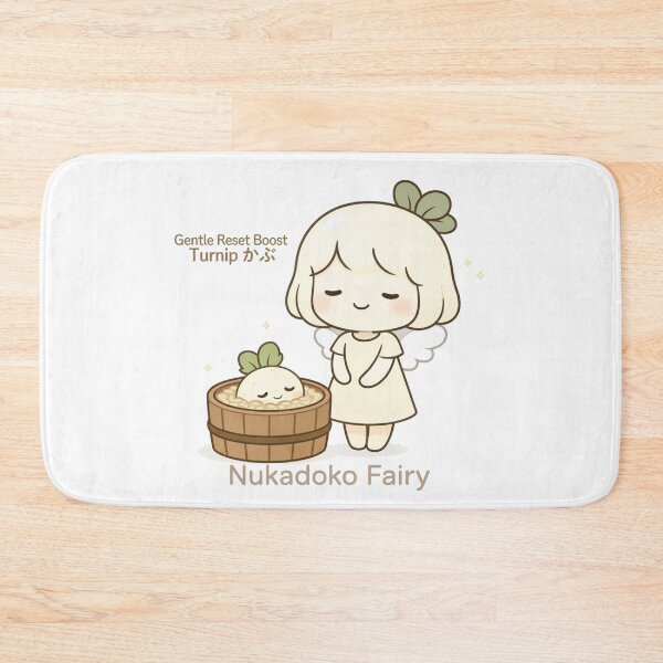 Item preview, Nukadoko Fairy – Gentle Reset Boost | Turnip Kabu | Cute Japanese Fermentation Art designed and sold by Yohei-Studio.