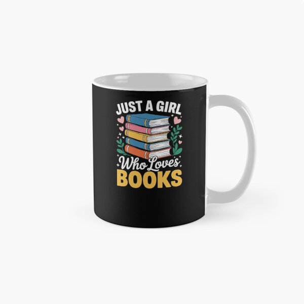 Item preview, Just A Girl Who Loves Books Lover Reading Librarian Bookish  designed and sold by SyntaxClaw.