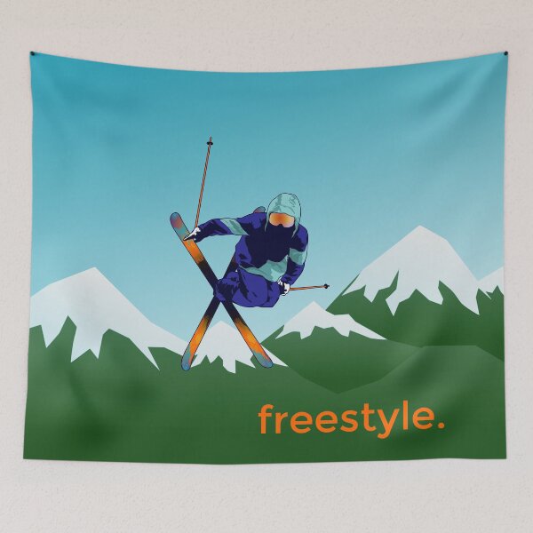 Item preview, Freestyle Skier designed and sold by SarahFrostArt.