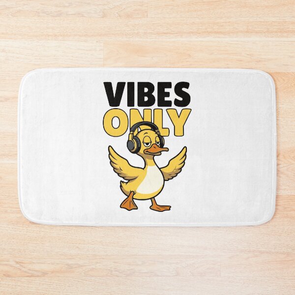Item preview, Vibes Only – Chill Duck Funny Music Sarcastic Attitude designed and sold by Taans-Creation.