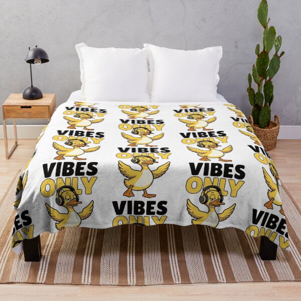 Item preview, Vibes Only – Chill Duck Funny Music Sarcastic Attitude designed and sold by Taans-Creation.