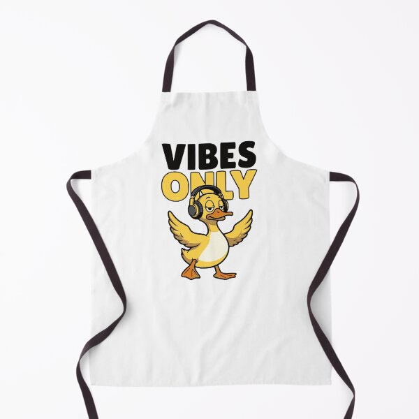 Item preview, Vibes Only – Chill Duck Funny Music Sarcastic Attitude designed and sold by Taans-Creation.
