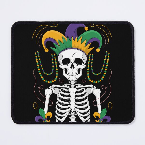 Item preview, Mardi Gras Skeleton Rock designed and sold by tiekanamac.