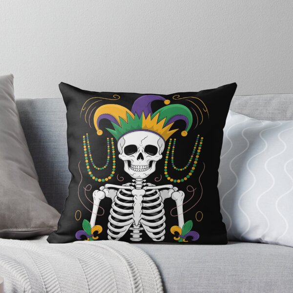 Item preview, Mardi Gras Skeleton Rock designed and sold by tiekanamac.