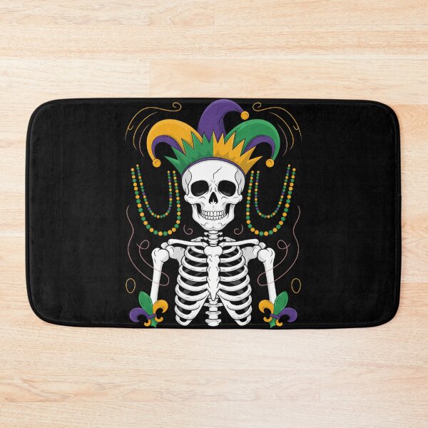 Item preview, Mardi Gras Skeleton Rock designed and sold by tiekanamac.