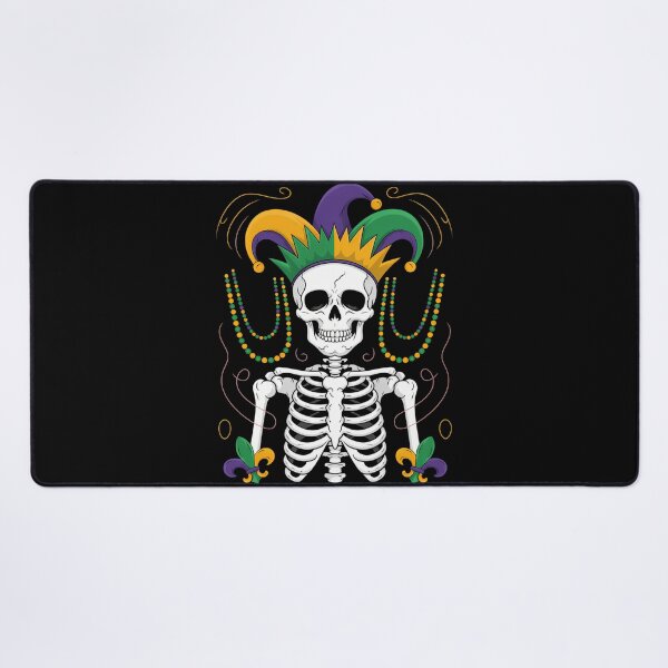Item preview, Mardi Gras Skeleton Rock designed and sold by tiekanamac.