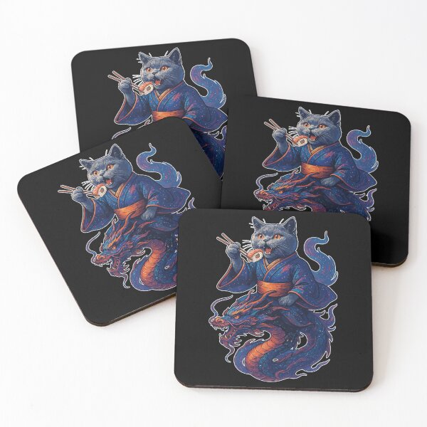Item preview, Sushi British Shorthair Cat Dragon Kimono Gift designed and sold by Pineapple-Tree.