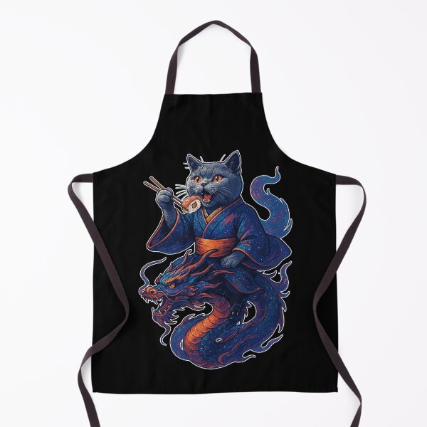 Item preview, Sushi British Shorthair Cat Dragon Kimono Gift designed and sold by Pineapple-Tree.