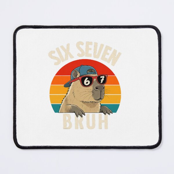 Item preview, Capybara Six Seven Bruh designed and sold by torildorxop.