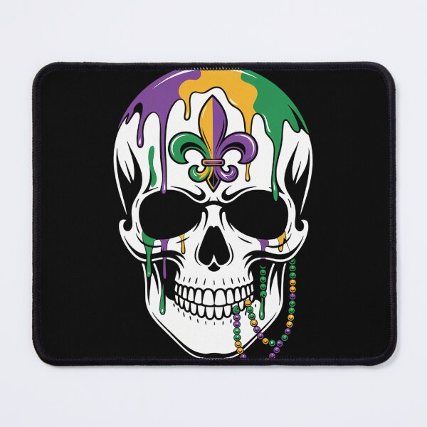 Item preview, Mardi Gras Skull Party designed and sold by tiekanamac.