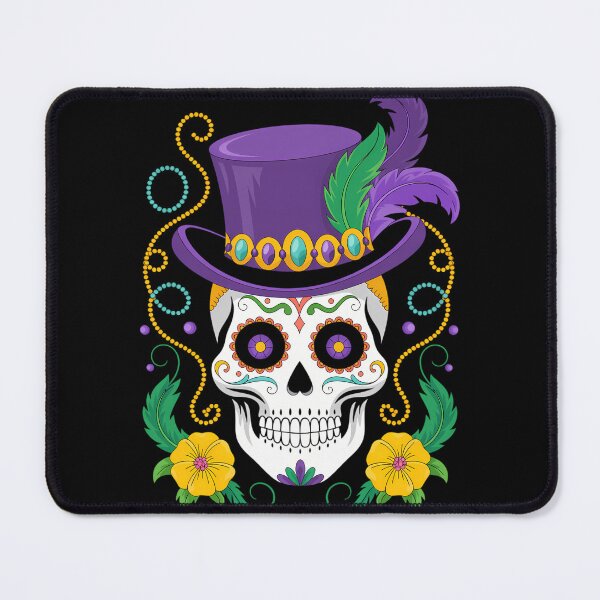 Item preview, Mardi Gras Skull Carnival New Orleans designed and sold by tiekanamac.