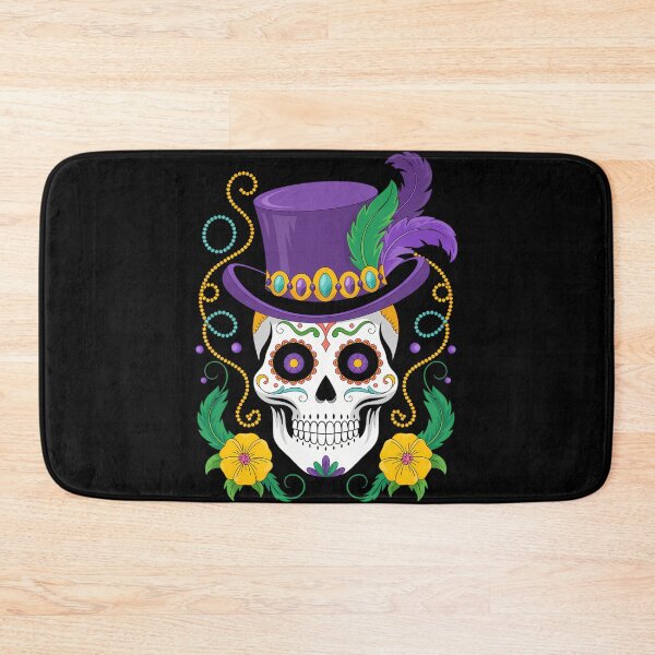 Item preview, Mardi Gras Skull Carnival New Orleans designed and sold by tiekanamac.