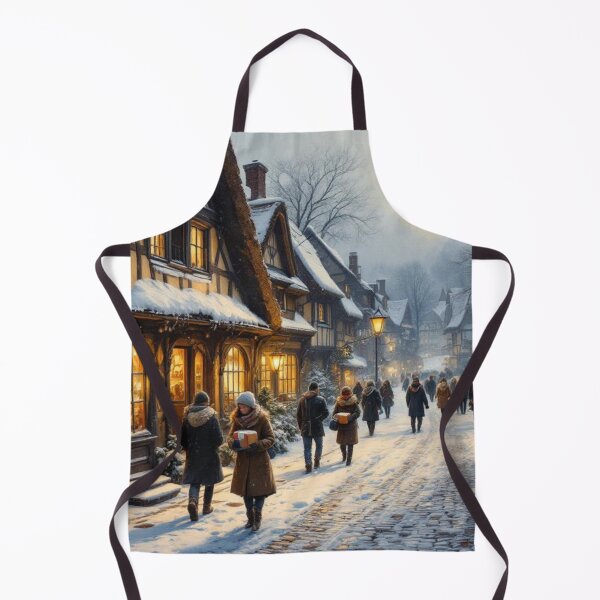 Item preview, Alsatian village under the snow designed and sold by jefboutique6150.