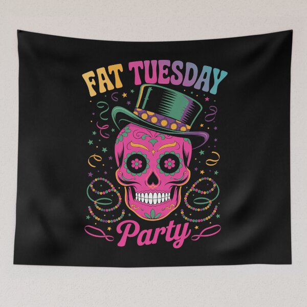 Item preview, Mardi Gras Skull Cool designed and sold by tiekanamac.