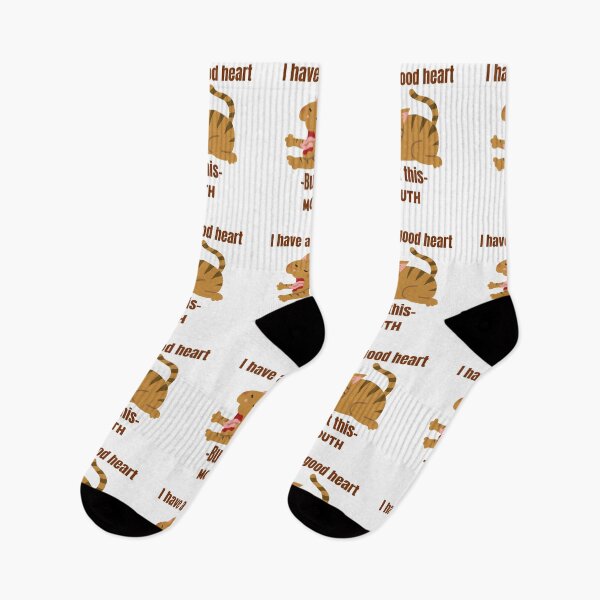 Item preview, I Have a Good Heart But This Mouth Funny Sarcastic Design designed and sold by NCODesigns.