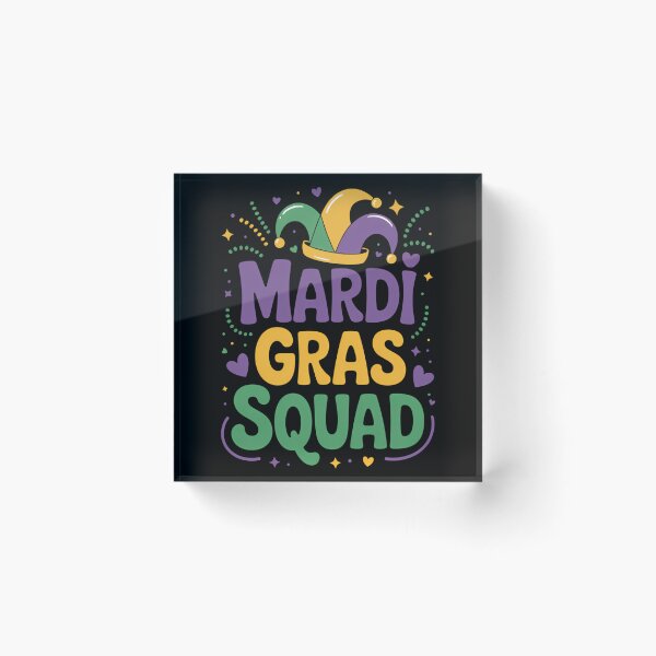 Item preview, Mardi Gras Squad Party Funny designed and sold by tiekanamac.
