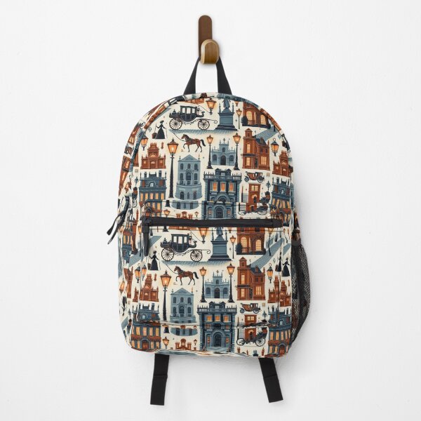 Item preview, London Streetscape Pattern Artwork | Cityscape Design designed and sold by MAGICKEY2024.