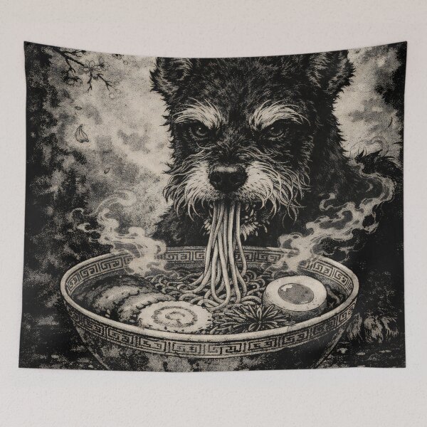 Item preview, Schnauzer Ramen designed and sold by Wanderdreaming.
