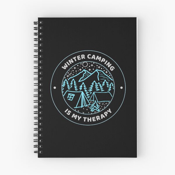 Item preview, Winter Camping Is My Therapy – Snow Camping Badge for Outdoor Adventurers designed and sold by FusionTeeDesign.