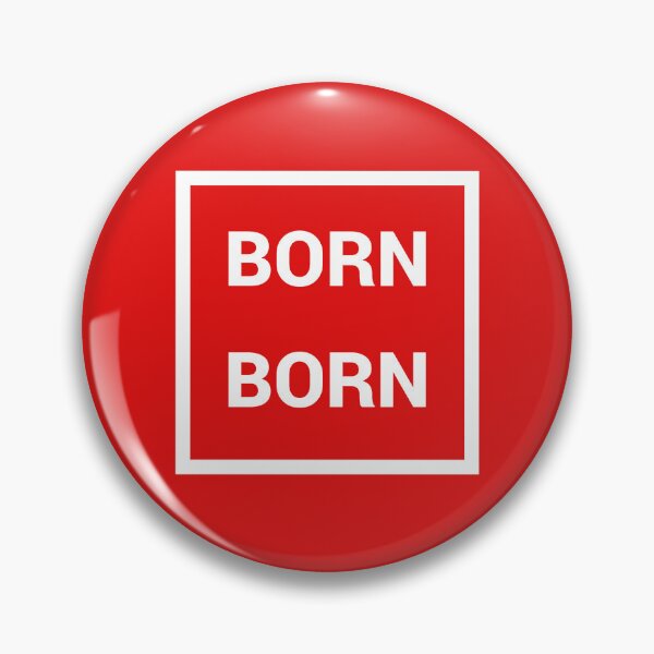 Item preview, BORN BORN White_Black designed and sold by Diggity Creates.