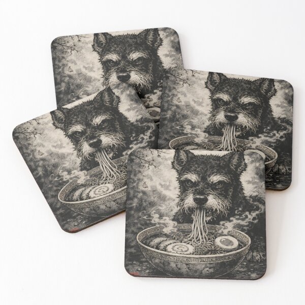 Item preview, Ramen Schnauzer designed and sold by Wanderdreaming.