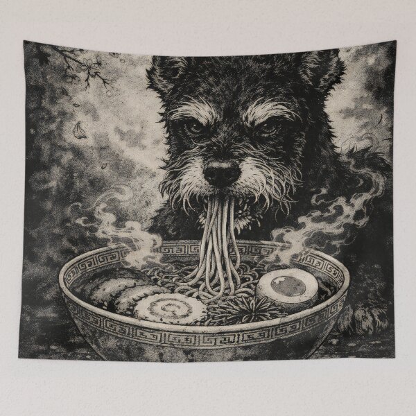 Item preview, Ramen Schnauzer designed and sold by Wanderdreaming.