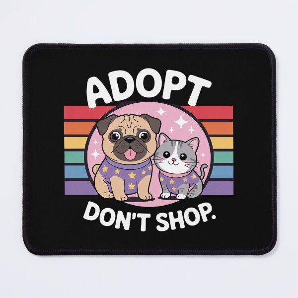 Item preview, Adopt Don't Shop Stuff Adopt Cat Dog Family Member Adoption designed and sold by MarryIsMonth.