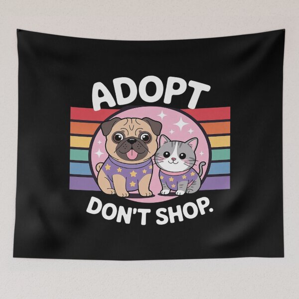 Item preview, Adopt Don't Shop Stuff Adopt Cat Dog Family Member Adoption  designed and sold by MarryIsMonth.