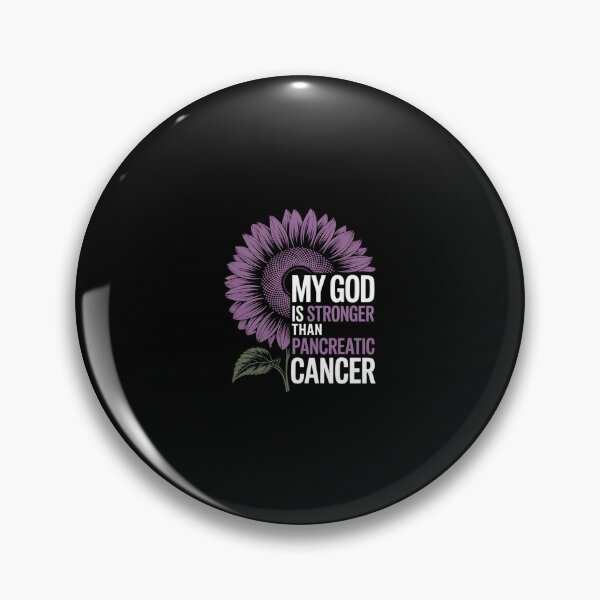 Item preview, My God Is Stronger Than Pancreatic Cancer Awareness  designed and sold by SyntaxClaw.