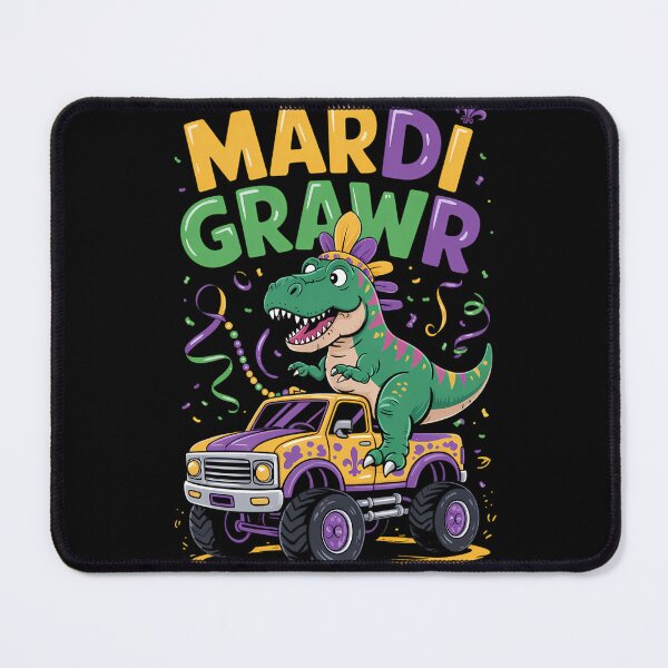 Item preview, Monster Truck Mardi Grawr Mardi Gras designed and sold by tiekanamac.