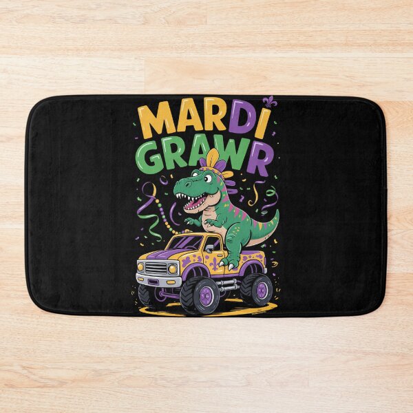 Item preview, Monster Truck Mardi Grawr Mardi Gras designed and sold by tiekanamac.