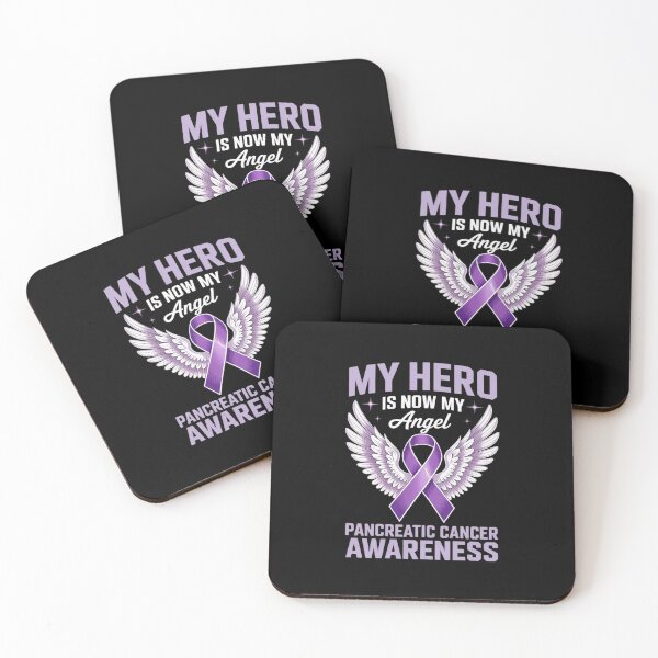 Item preview, My Hero Is Now My Angel Pancreatic Cancer Awareness  designed and sold by AquaKiev.