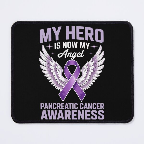Item preview, My Hero Is Now My Angel Pancreatic Cancer Awareness designed and sold by AquaKiev.